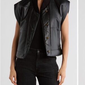 Truth Black Quilted Women's Vest